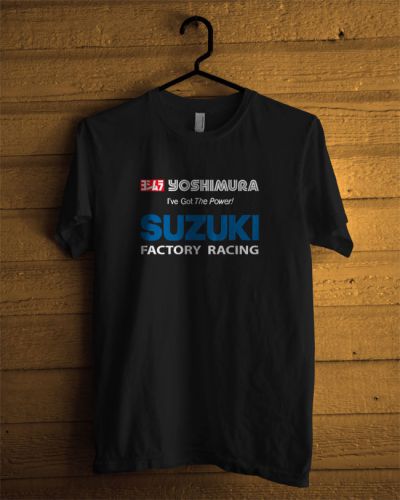 Suzuki team motogp yoshimura sport black t-shirt exclusive