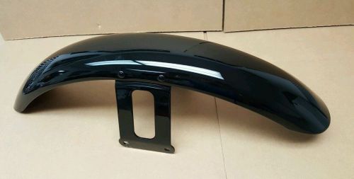 Harley davidson dyna wide glide paint set tank, front &amp; rear fender tin black