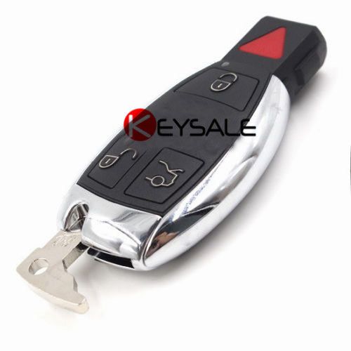 New replacement remote key shell case fob 3+1 btn for mercedes-benz bga withlogo