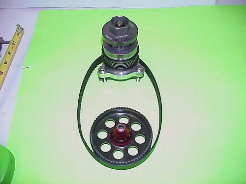 Dale earnhardt inc. complete dry sump oil pump drive mandrel pulleys &amp; belt