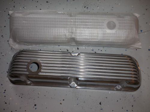 Sbf 260-289 polished aluminum valve covers mustang small block