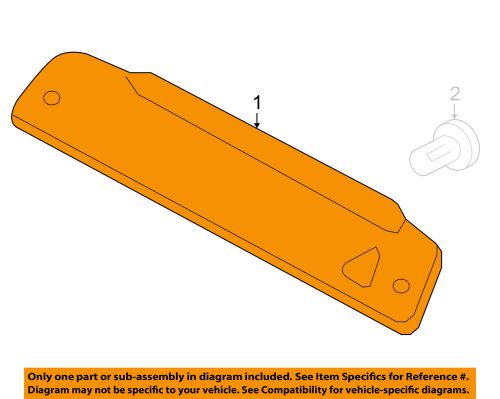 Ford oem-high mount 3rd third brake light-high mount lamp 7l1z13a613b