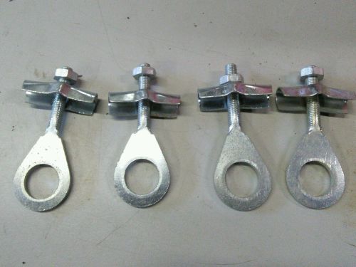 Set of 4, 5/8" short stem minibike axle adjusters, mini bike