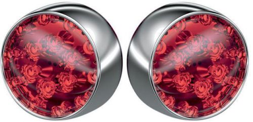Kuryakyn led bullet turn signal conversion kit rear red harley fxstc 07-10