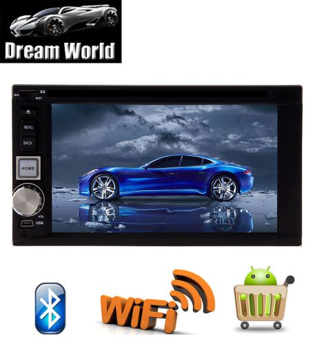 Android 4.4 in-dash double din 6.2&#039;&#039; gps capacitive touch screen car dvd player