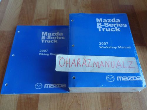 2007 mazda b-series truck service &amp; wiring diagrams manual  **sealed**
