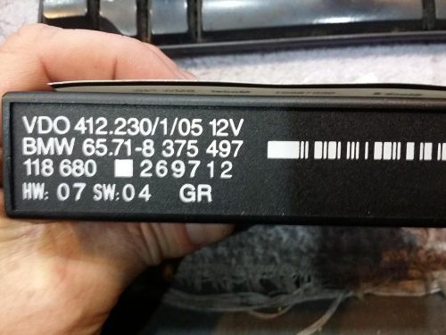 Bmw bmw 740i chassis brain box cruise control; (rh rear engine compartment) 95