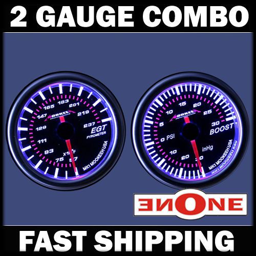 52mm mookeeh mk1 tinted 30 psi boost + 2400 egt pyrometer diesel gauges