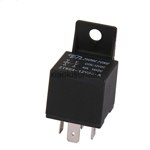 Car truck automotive dc 12v 40a 40 amp spst relays 4 pin 4p
