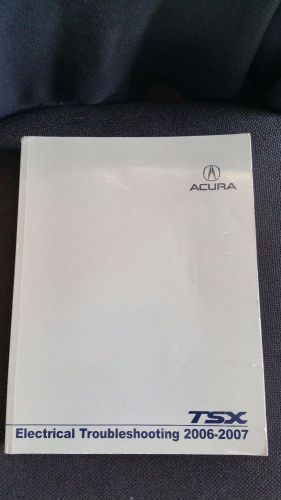 2006 - 2007 acura tsx electrical troubleshooting service manual
