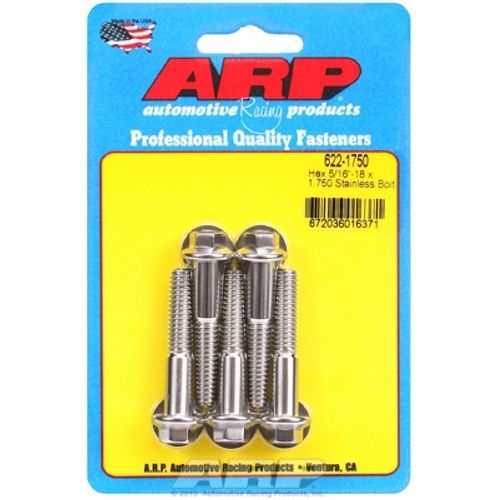 Arp 622-1750 sae bolt kit, stainless steel, 5/16&#034;-18, 1.750&#034;uhl