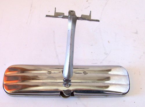 Vintage 1956 1957 chevrolet bel air one two ten rear view mirror glare proof oem