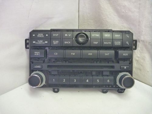 07 08 nissan maxima gps radio control panel  28395-zk40a jb4900