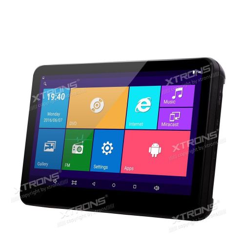 Android 10&#034; headrest dvd player and monitor 5.1 touch screen hdmi 1080p
