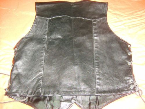 Women's  small motorcycle  leather vest