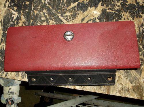 1974 - 1978 mustang ii glove box door red hinge assy latch tray d4zb-69 dash