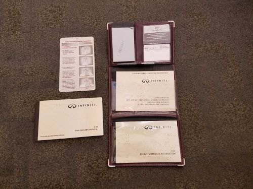 1999 infiniti i 30 owners manual with case. complete i30
