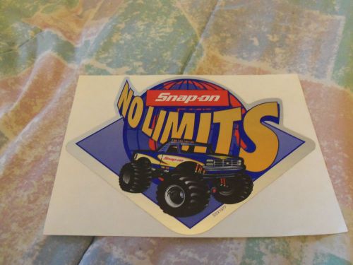 Snap-on no limits truck decal - new