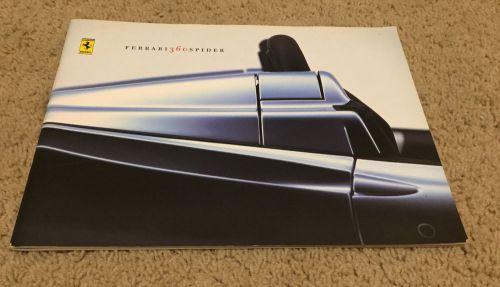 Ferrari 360 spider brochure - big beautiful photos