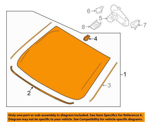 Lincoln ford oem 13-16 mkz-windshield glass gp5z5403100a