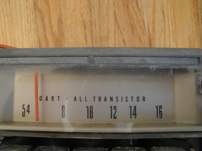 Dodge dart mopar vintage radio 