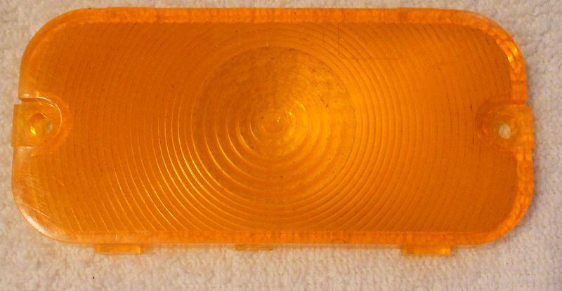 1961 nos ford park turn light lens amber oem
