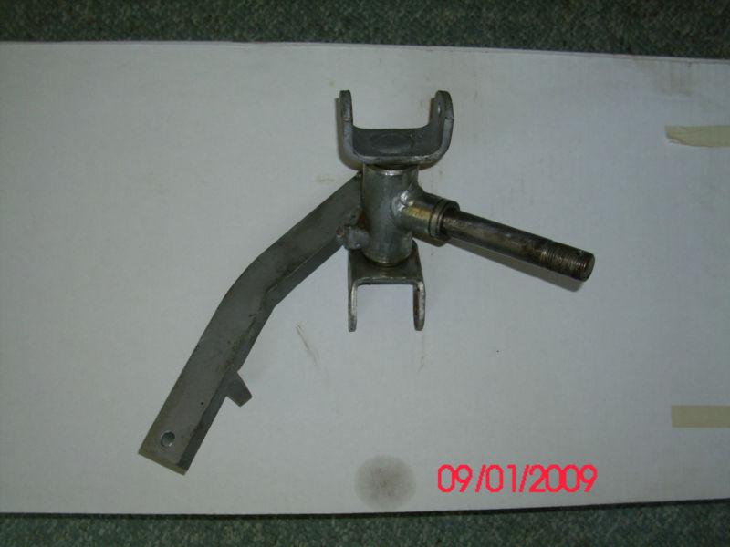 Club car upper fr. suspension pass. side spindle w/king pin for '81 up g&e ds