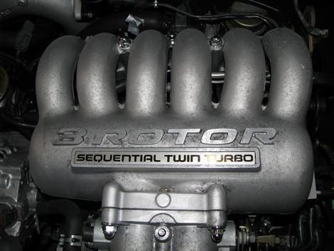 Jdm mazda cosmo rx7 eunos 20b twin turbo 3 rotor engine auto trans