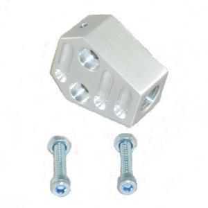 Dynotune nitrous oxide purge nozzle new! purge outlet, v purge billet adaptor