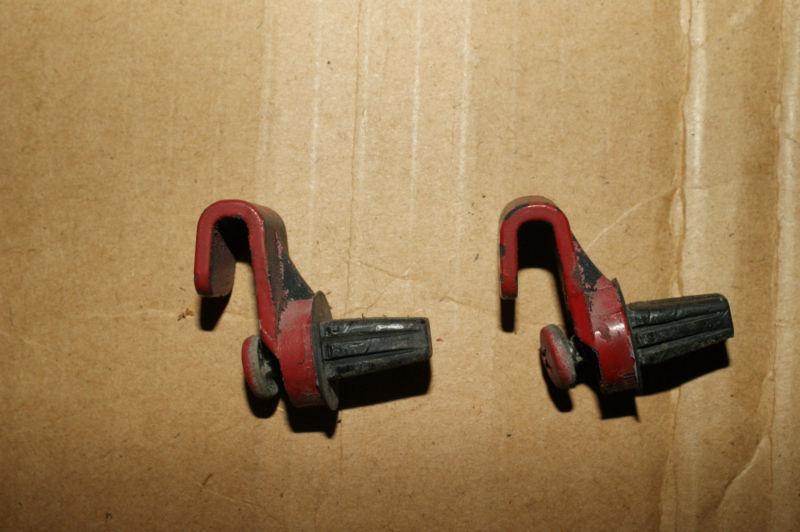 Toyota 4runner tailgate license plate brackets pair red 84 85 86 87 88 89