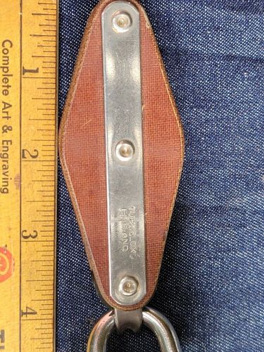 Vintage tuphblox dsb2 pully  block w/pulley made in england sailing hardware