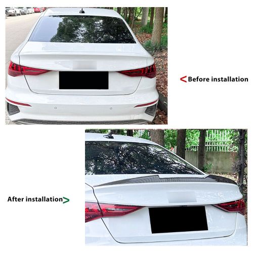Auto Rear Spoiler Wing Sporty Style Tail Trunk Roof Lip Wing Streamlined Tail, US $92.19, image 7