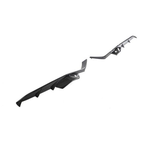 For Chevrolet Corvette C8 Z06 20-24 Real Carbon Front Front Bumper Splitter Fins, US $225.00, image 11