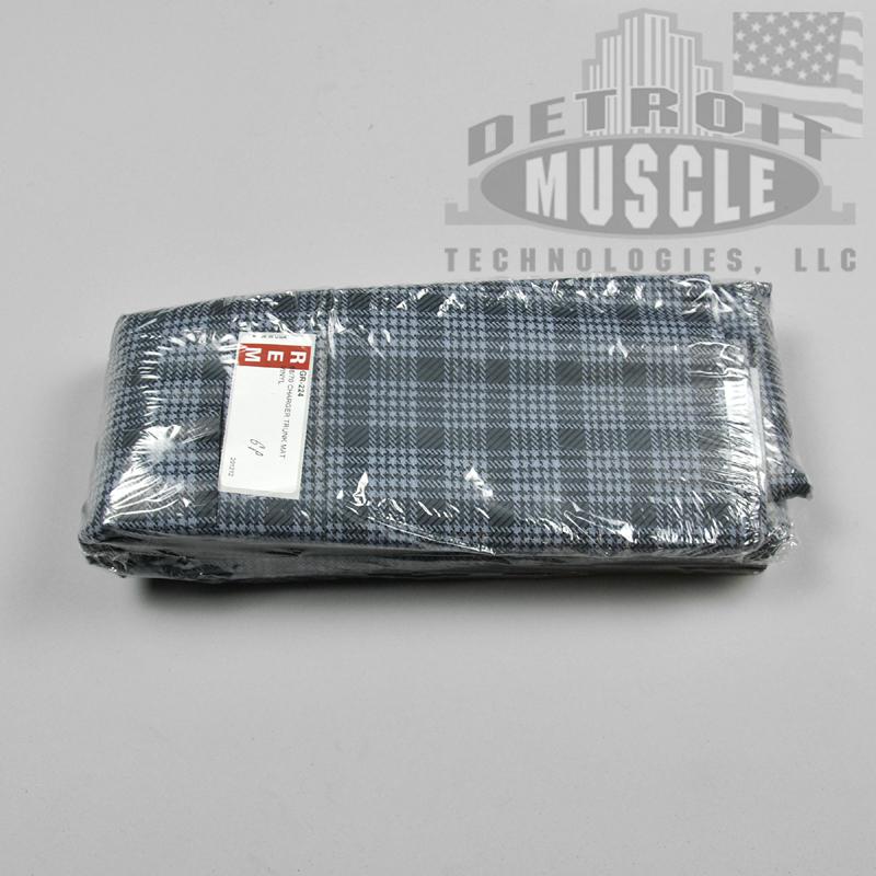 Dmt 68 70 charger vinyl felt backed trunk mat new
