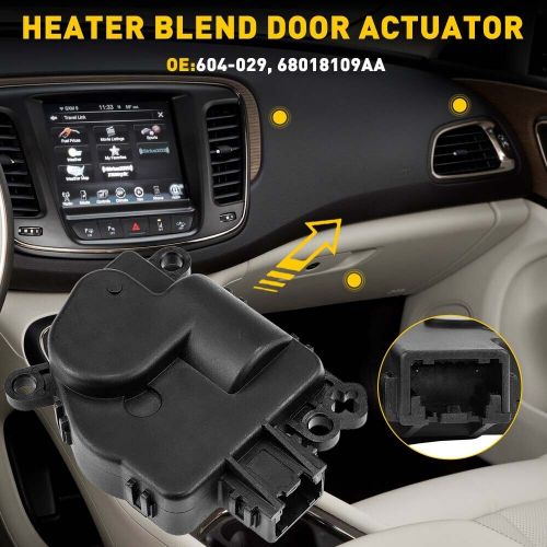 New 604-029 HVAC Heater Blend Door Actuator New for Jeep Wrangler JK Durango, US $16.99, image 5