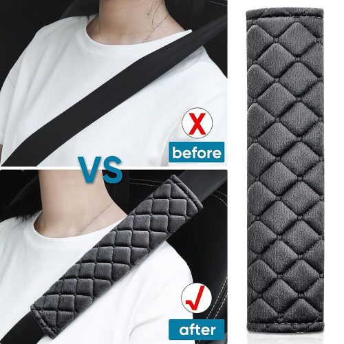 4× Car Safety Seat Belt Shoulder Pads Cover Set Cushion Harness Comfortable Pad, US $11.79, image 3