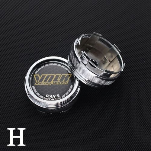 4pcs rays center caps for rims 66mm od/62mm id volk racing emblem wheel hubcaps