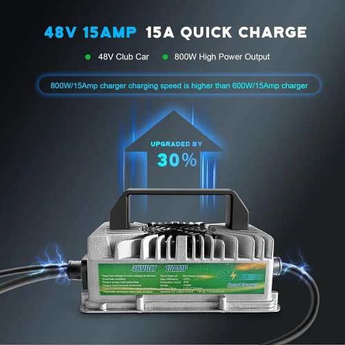 Yileide E800W 15A EZGO RXV & TXT 48V Golf Cart Battery Charger, US $69.99, image 3