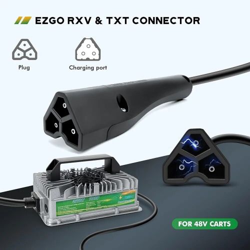 Yileide E800W 15A EZGO RXV & TXT 48V Golf Cart Battery Charger, US $69.99, image 5