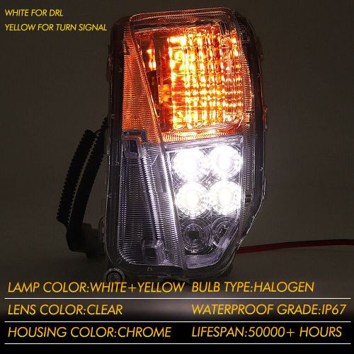 Fits 2012 13 2014 2015 Toyota Prius LED DRL Bumper Signal Fog Lights Lamp Left N, US $27.99, image 5