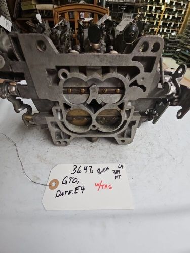 3647s E4 Pontiac GTO Manual '64 1964 Original Vintage Carburetor, US $250.00, image 3