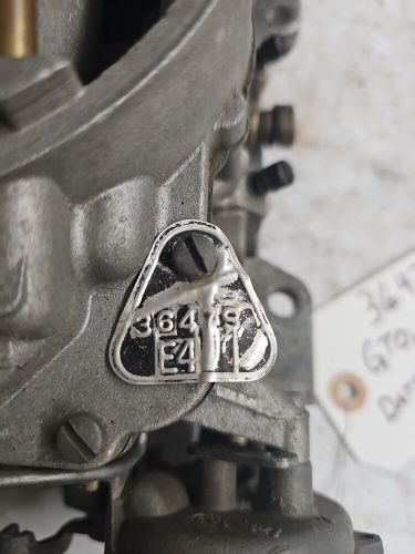 3647s E4 Pontiac GTO Manual '64 1964 Original Vintage Carburetor, US $250.00, image 7