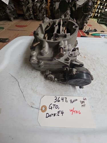 3647s E4 Pontiac GTO Manual '64 1964 Original Vintage Carburetor, US $250.00, image 9