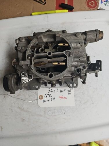 3647s E4 Pontiac GTO Manual '64 1964 Original Vintage Carburetor, US $250.00, image 11