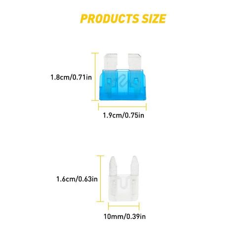 220 Pcs Car Blade Fuse Assortment Assorted Kit Blade Set Auto Truck Automotive, US $12.99, image 9