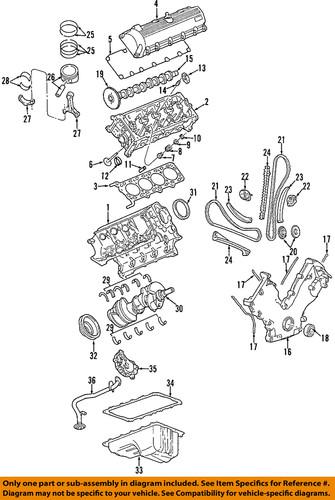 Ford oem 7l1z-6584-a valve cover gasket/engine valve cover gasket