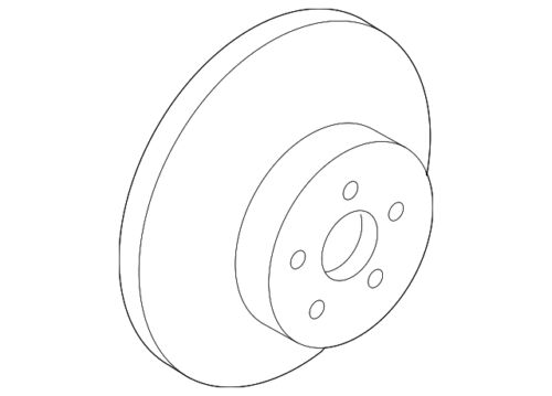 Genuine Toyota Disc Brake Rotor Front 43512-0R020, US $99.94, image 4