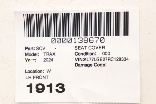 2024 CHEVY TRAX Seat Cover Lh Front, US $345.00, image 4