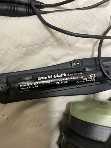 David clark co. h10-76 aviation headset  pilot headphones military