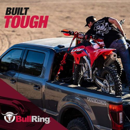 Bull ring retractable truck bed tie down anchors for ford f150 pack of 1 pair